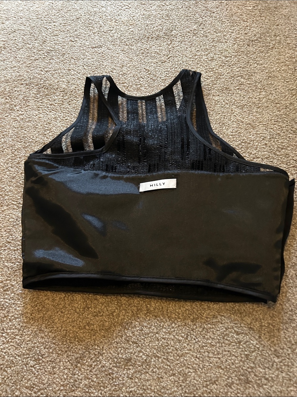 Milly Two Piece Black Dress size small - Picture 9 of 14